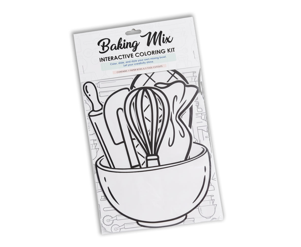 Single Baking Mix interactive coloring kit in its packaging on a white background.