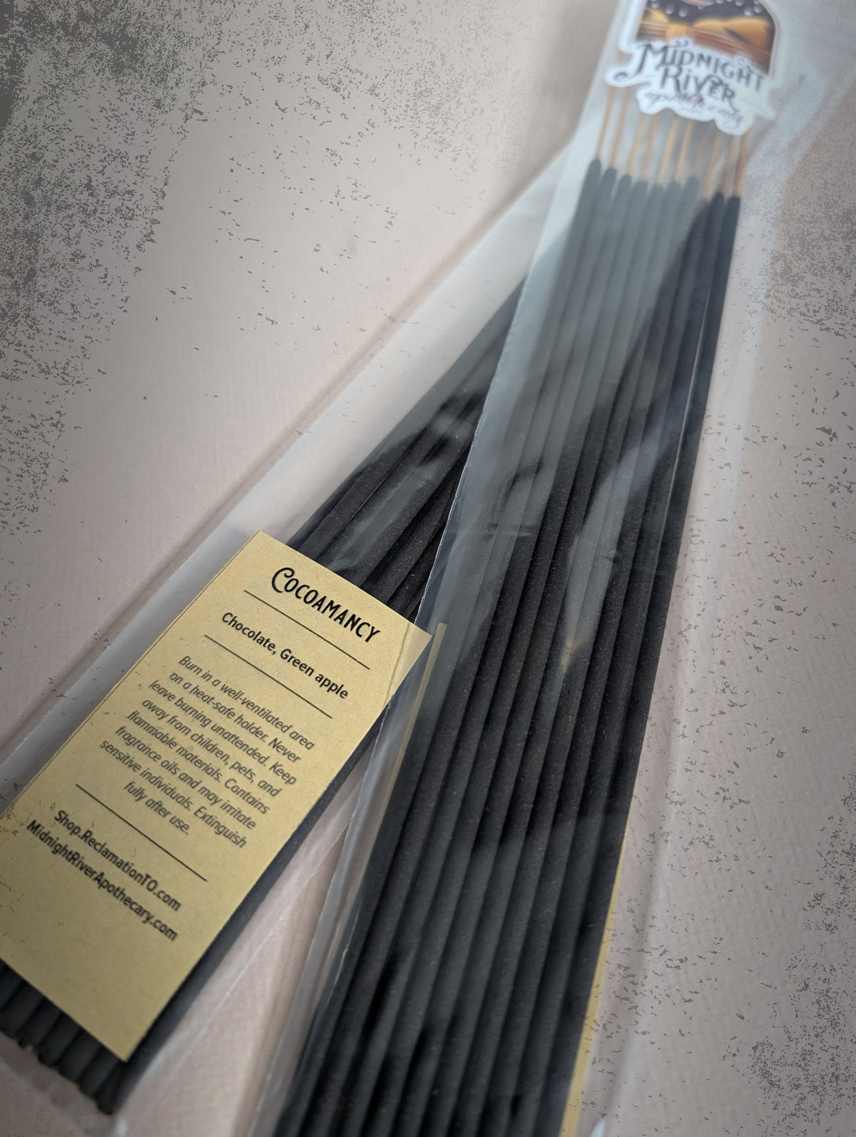 Cocoamancy - Chocolate & Green Apple Hand Dipped Incense by Midnight River Apothecary