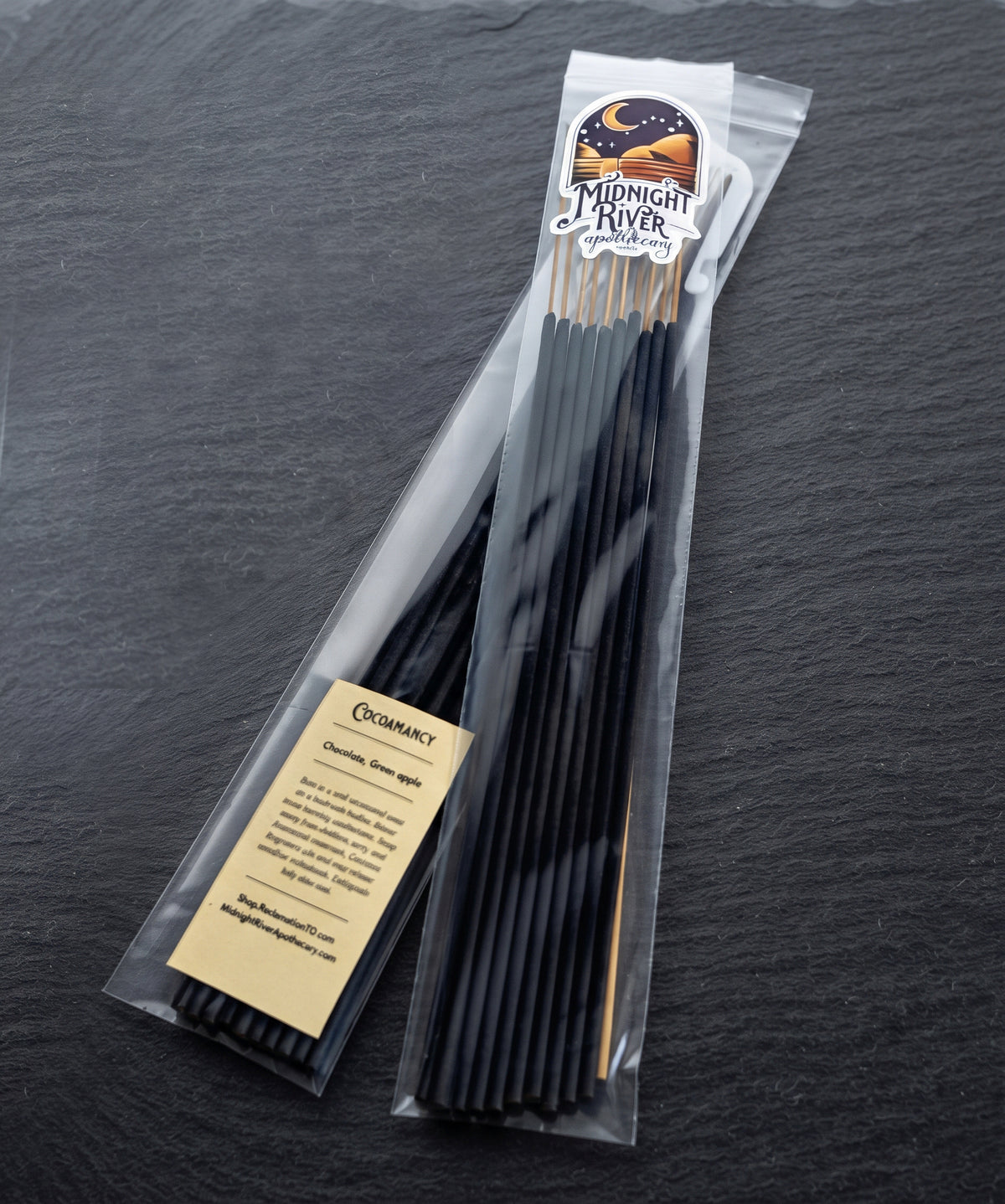 Cocoamancy - Chocolate & Green Apple Hand Dipped Incense by Midnight River Apothecary