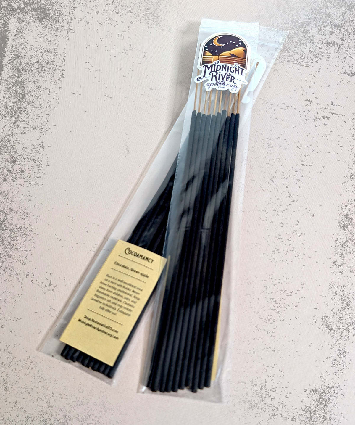 Cocoamancy - Chocolate & Green Apple Hand Dipped Incense by Midnight River Apothecary